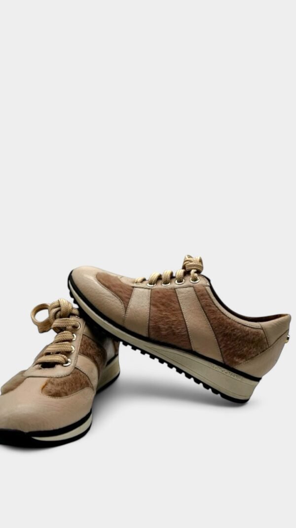 LONGCHAMP  -  CALF HAIR ATHLETIC SNEAKERS - Image 2